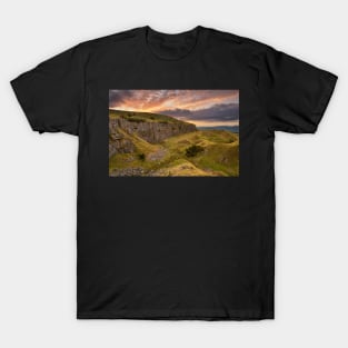 Llangattock Escarpment, Brecon Beacons National Park, Wales T-Shirt